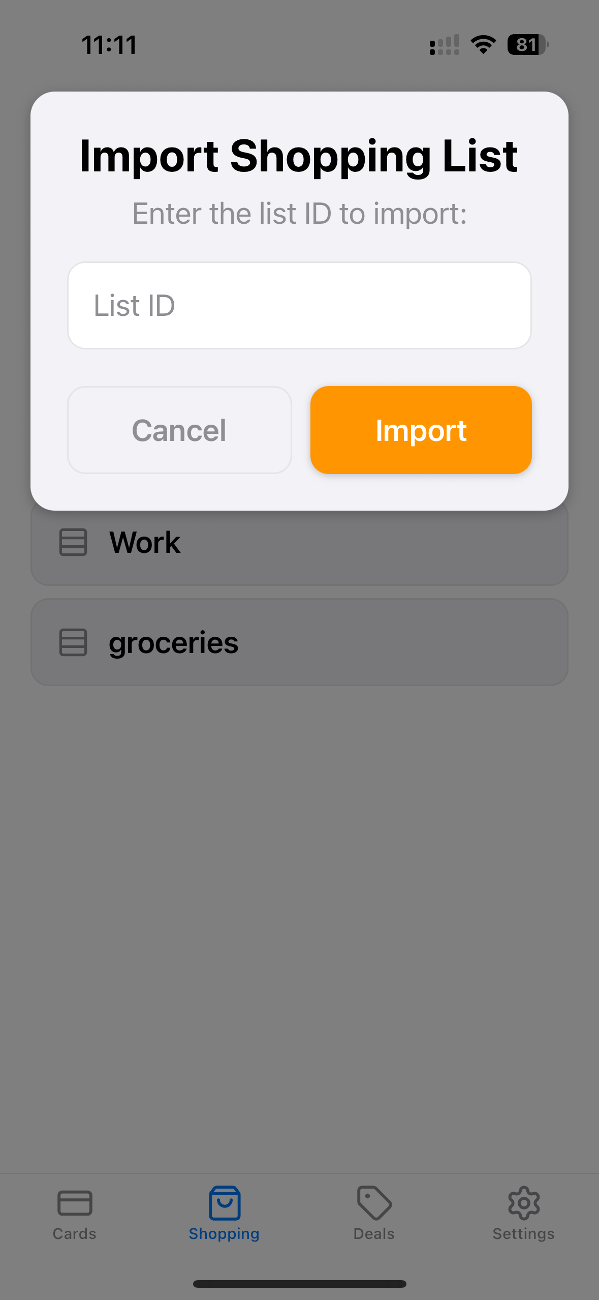 Quick Access Dashboard